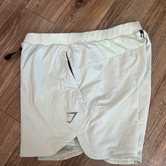 Gym Shark Mint Green Men’s Speed Evolve 5’ Short Size M - Picture 2 of 5